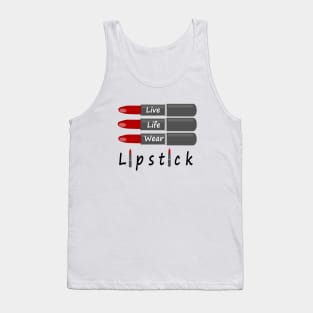 LIVE Life Wear Lipstick Tank Top